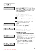 Предварительный просмотр 22 страницы Siemens TK 64 Series Operating Manual