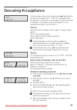 Предварительный просмотр 47 страницы Siemens TK 65 SERIES Operating Instructions Manual