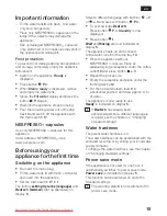 Preview for 19 page of Siemens TK 70 N 01 Operating Instructions Manual