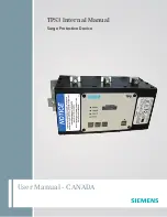 Предварительный просмотр 1 страницы Siemens TPS3 01 Internal Manual