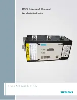 Preview for 1 page of Siemens TPS3 Internal Manual