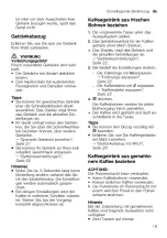 Preview for 19 page of Siemens TQ507DF3 User Manual