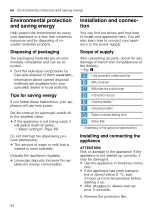 Preview for 54 page of Siemens TQ507DF3 User Manual