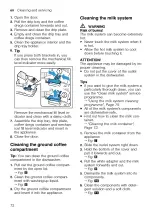 Preview for 72 page of Siemens TQ507DF3 User Manual