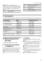 Предварительный просмотр 45 страницы Siemens TQ7 Series EQ.7 integral User Manual