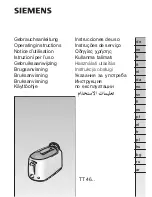 Preview for 1 page of Siemens TT 46 Operating Instructions Manual