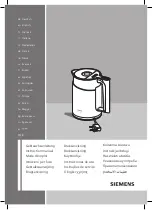 Preview for 1 page of Siemens TW86103/01 Instruction Manual