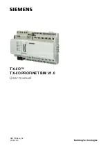 Siemens TX-I/O User Manual preview