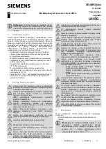 Preview for 73 page of Siemens UH50 Series Installation Instructions Manual