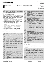 Preview for 100 page of Siemens UH50 Series Installation Instructions Manual