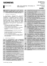 Preview for 107 page of Siemens UH50 Series Installation Instructions Manual