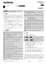 Preview for 121 page of Siemens UH50 Series Installation Instructions Manual