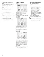 Предварительный просмотр 21 страницы Siemens ultraSense plus WFXD8400UC Operating, Care And Installation Instructions Manual