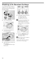 Предварительный просмотр 23 страницы Siemens ultraSense plus WFXD8400UC Operating, Care And Installation Instructions Manual