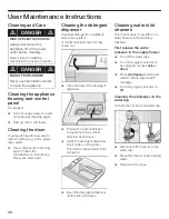 Предварительный просмотр 31 страницы Siemens ultraSense plus WFXD8400UC Operating, Care And Installation Instructions Manual