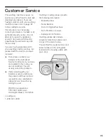 Предварительный просмотр 36 страницы Siemens ultraSense plus WFXD8400UC Operating, Care And Installation Instructions Manual