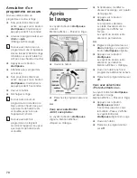 Предварительный просмотр 71 страницы Siemens ultraSense plus WFXD8400UC Operating, Care And Installation Instructions Manual