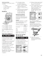 Предварительный просмотр 90 страницы Siemens ultraSense plus WFXD8400UC Operating, Care And Installation Instructions Manual