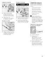 Предварительный просмотр 94 страницы Siemens ultraSense plus WFXD8400UC Operating, Care And Installation Instructions Manual