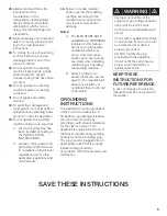 Preview for 6 page of Siemens ultraSense WFXD5200UC Operating, Care And Installation Instructions Manual