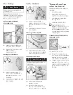 Preview for 12 page of Siemens ultraSense WFXD5200UC Operating, Care And Installation Instructions Manual