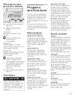 Preview for 18 page of Siemens ultraSense WFXD5200UC Operating, Care And Installation Instructions Manual