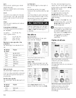 Preview for 19 page of Siemens ultraSense WFXD5200UC Operating, Care And Installation Instructions Manual