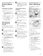 Preview for 22 page of Siemens ultraSense WFXD5200UC Operating, Care And Installation Instructions Manual