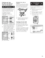 Preview for 36 page of Siemens ultraSense WFXD5200UC Operating, Care And Installation Instructions Manual