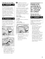 Preview for 46 page of Siemens ultraSense WFXD5200UC Operating, Care And Installation Instructions Manual