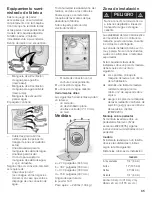 Preview for 66 page of Siemens ultraSense WFXD5200UC Operating, Care And Installation Instructions Manual