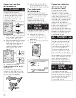 Preview for 67 page of Siemens ultraSense WFXD5200UC Operating, Care And Installation Instructions Manual