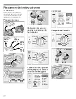 Preview for 73 page of Siemens ultraSense WFXD5200UC Operating, Care And Installation Instructions Manual