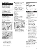 Preview for 76 page of Siemens ultraSense WFXD5200UC Operating, Care And Installation Instructions Manual