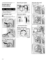 Предварительный просмотр 12 страницы Siemens ultraSense WTXD5321CN Operating, Care And Installation Instructions Manual