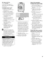 Предварительный просмотр 29 страницы Siemens ultraSense WTXD5322US Operating, Care And Installation Instructions Manual