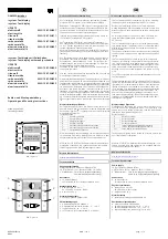 Siemens UP587/1 Series Operating And Mounting Instructions preview