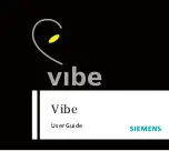 Siemens Vibe User Manual preview