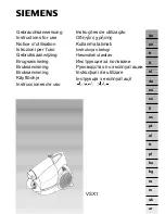 Siemens VSX1 Instructions Manual preview