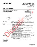 Preview for 1 page of Siemens VVG44.15-0.4S Technical Instructions