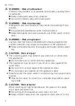 Preview for 8 page of Siemens WA14LPH0GC User Manual And Installation Instructions