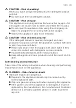 Preview for 9 page of Siemens WA14LPH0GC User Manual And Installation Instructions