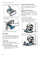 Preview for 48 page of Siemens WA14LPH0GC User Manual And Installation Instructions