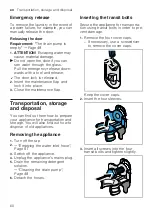 Preview for 60 page of Siemens WA14LPH0GC User Manual And Installation Instructions