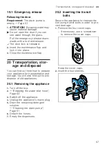 Предварительный просмотр 67 страницы Siemens WA14LQHVZA User Manual And Installation Instructions