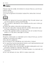 Preview for 4 page of Siemens WAU28S42ES User Manual And Assembly Instructions