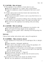 Preview for 7 page of Siemens WAU28S42ES User Manual And Assembly Instructions