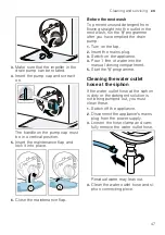 Preview for 47 page of Siemens WAU28S42ES User Manual And Assembly Instructions