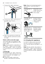 Preview for 16 page of Siemens WAU28S80GB User Manual And Installation Instructions