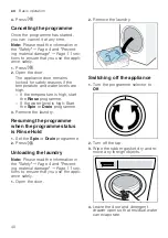 Предварительный просмотр 40 страницы Siemens WAU28SS9DN User Manual And Assembly Instructions